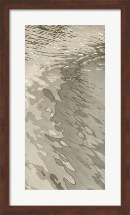 Framed Edge of the Beach Print