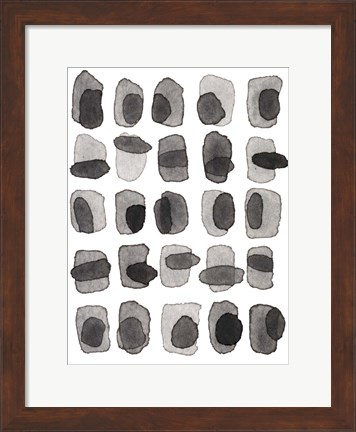 Framed Grey Slate II Print