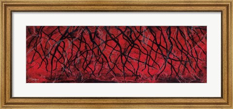 Framed Tree with Roots V Print