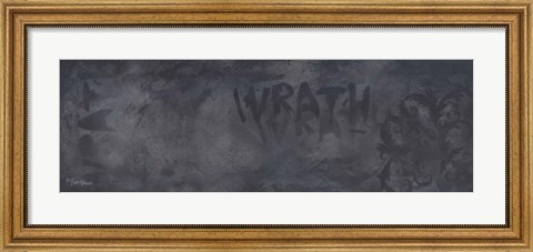 Framed Seven Deadly Sins - Wrath Print