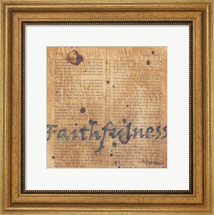 Framed Faithfulness Print