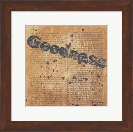 Framed Goodness Print