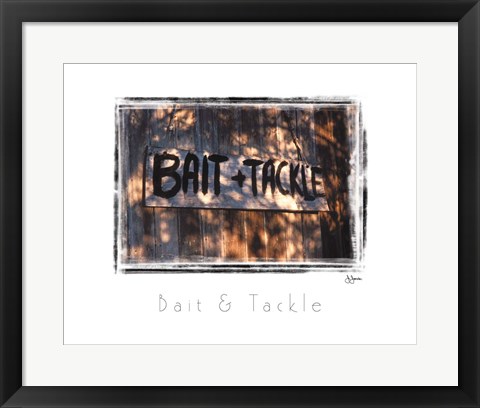 Framed Bait &amp; Tackle Print