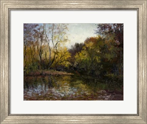 Framed Bend in the River at Morrow Print