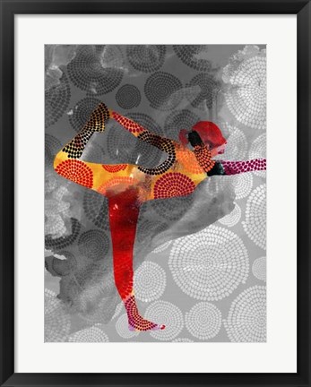 Framed Yoga Pose II Print