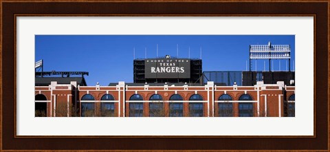 Framed Rangers Ballpark, Dallas, Texas Print