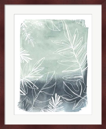 Framed Tropical Batik II Print