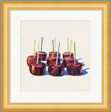 Framed Nine Jelly Apples, 1964 Print