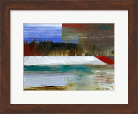 Framed Seaside Meadow Print
