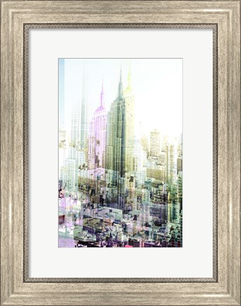 Framed Empire State Building Multiexposure I Print