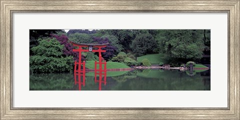 Framed Japanese Garden Print
