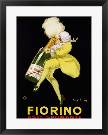 Framed Fiorino Asti Spumante, 1922 Print