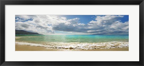 Framed Baie Beau Vallon, Mahe, Seychelles Print