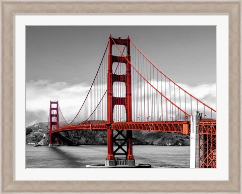 Framed Golden Gate Bridge, San Francisco Print