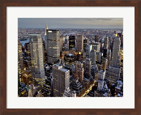 Framed Midtown Manhattan Print