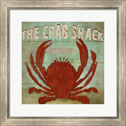 Framed Crab Shack Print