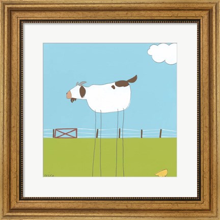 Framed Stick-leg Goat II Print