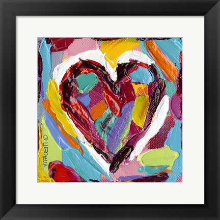 Framed Colorful Expressions III Print