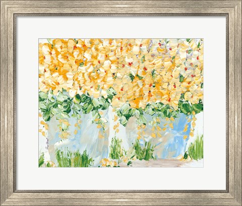 Framed Bloom! Bloom! Bloom! Now is the Time to Show Print