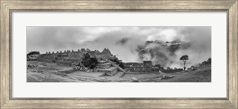 Framed Inca City of Machu Picchu, Urubamba Province, Cusco, Peru Print