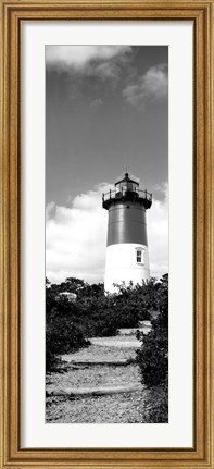 Framed Nauset Lighthouse, Nauset Beach, Eastham, Cape Cod, Massachusetts Print