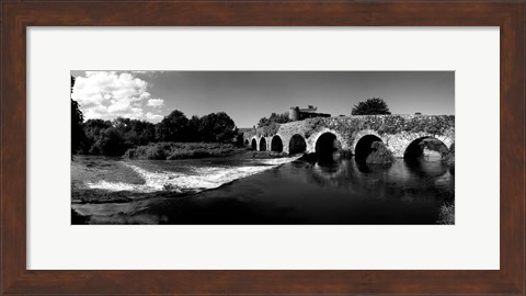 Framed Thirteen Arch Bridge over the River Funshion, Glanworth, Ireland Print