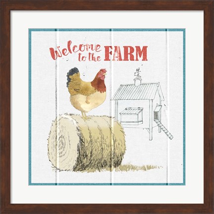 Framed Farm To Table V Print