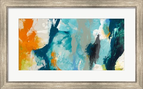 Framed Tidal Abstract II Print