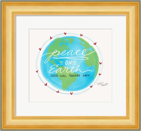 Framed Peace on Earth Print