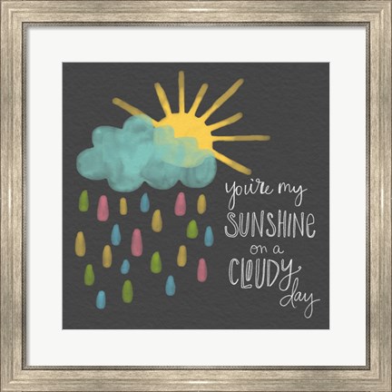 Framed Cloudy Day Print