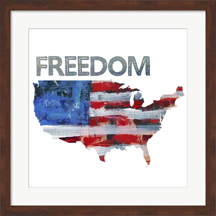 Framed Freedom Print