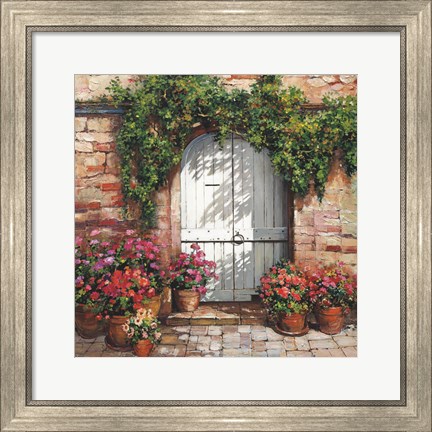 Framed Stone Stairway Petites A Print