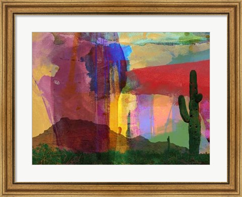 Framed Mesa Abstract Print