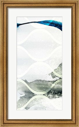 Framed Minimal Wave I Print