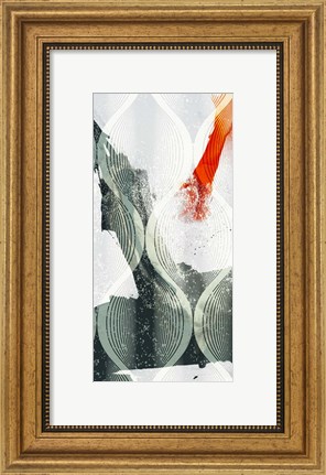Framed Minimal Wave II Print