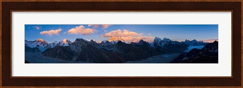 Framed Mt Everest, Himalayas, Nepal Print