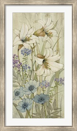 Framed Lily Chinoiserie II Print