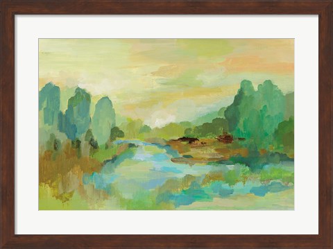 Framed Jade Forest Print