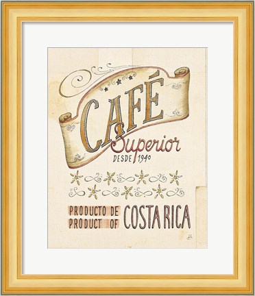 Framed Authentic Coffee VIII Print