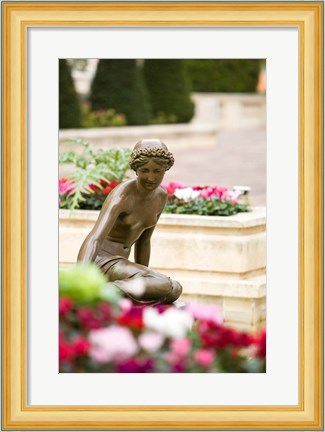 Framed Sculpture, Palace, Monte Carlo, Monaco Print