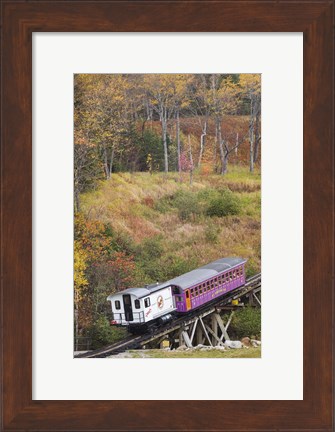 Framed New Hampshire, Bretton Woods, Mount Washington Cog Railway Print