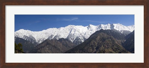 Framed Dhauladhar Mountain Range, India Print