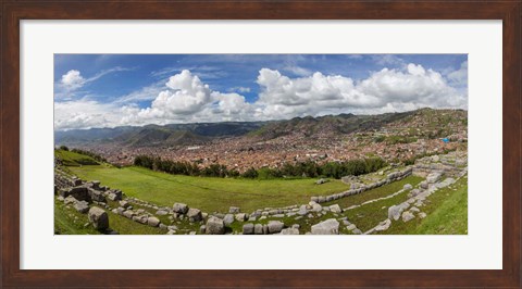 Framed Saksaywaman, Cusco, Peru Print
