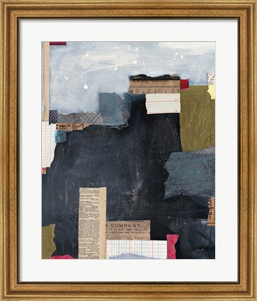 Framed Block Abstract II v2 Print