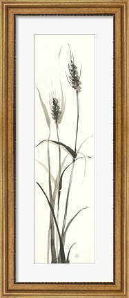 Framed Wild Grass I Print