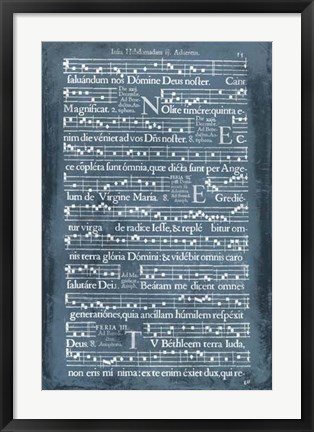 Framed Graphic Songbook II Print