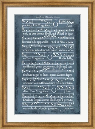 Framed Graphic Songbook III Print