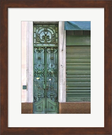 Framed Doors Abroad I Print