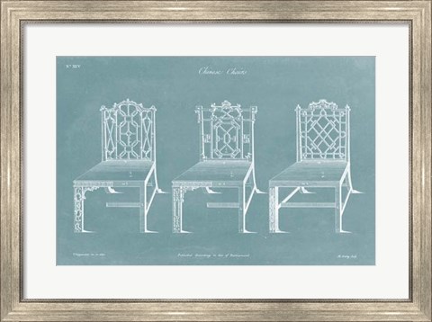 Framed Design for a Chair I Print