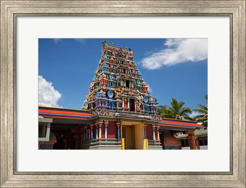 Framed Sri Siva Subramaniya Swami Temple, Viti Levu, Fiji Print